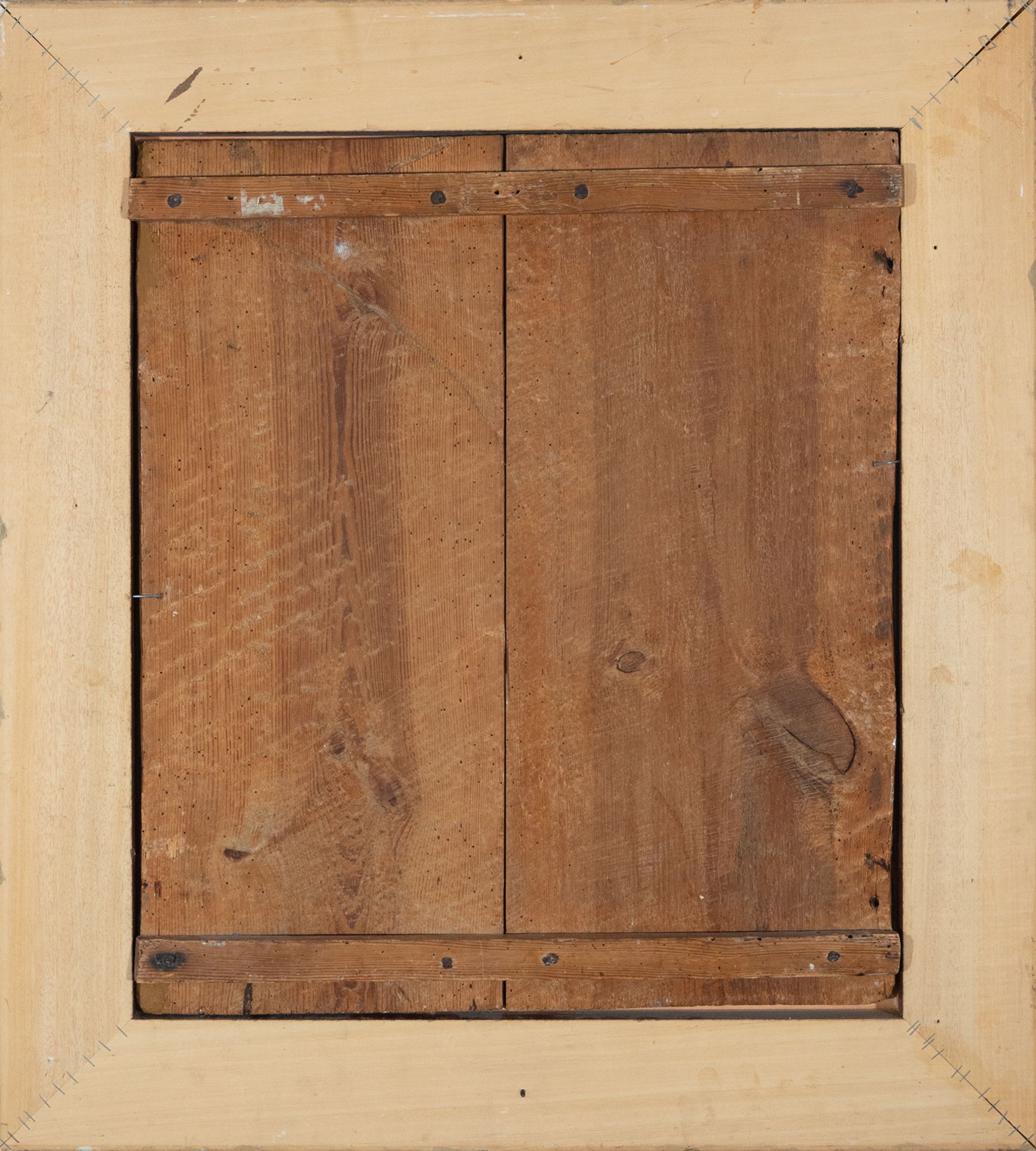Cordovan in leather glued to board, Peruvian Viceroyalty colonial school of the 17th century - Bild 2 aus 2