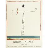 Riera i Aragó, printing on advertising paper, Joan Prats Gallery, original edition