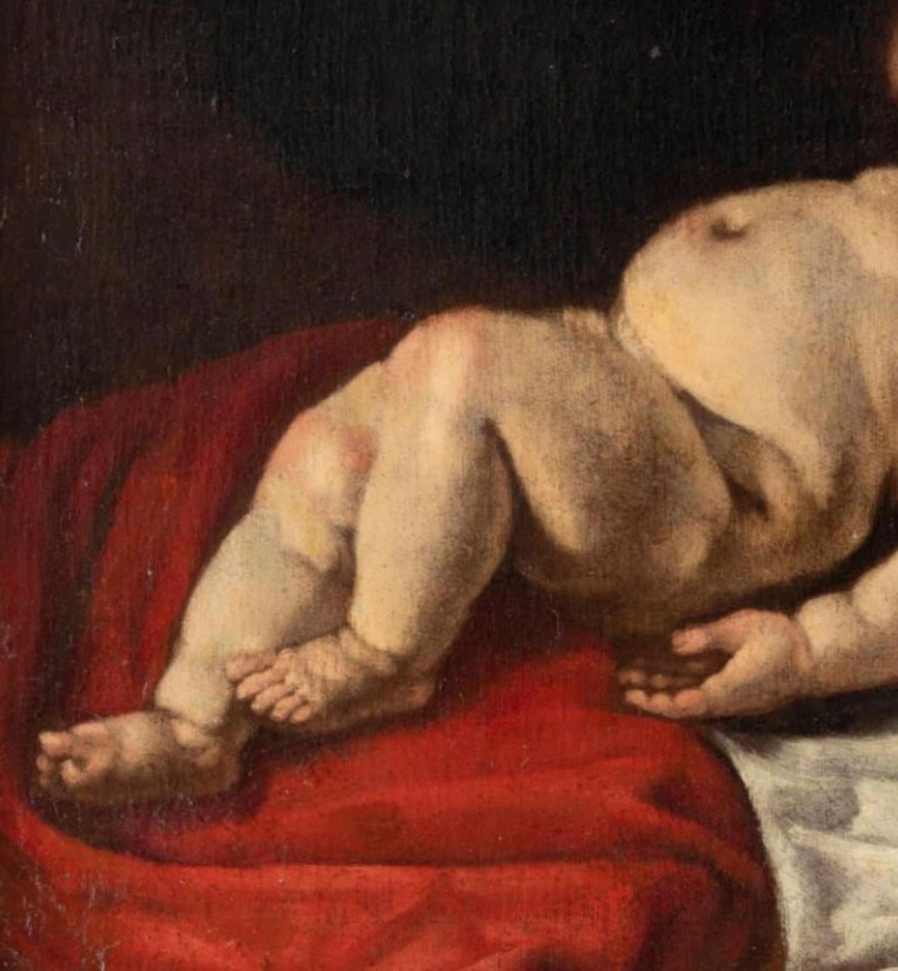 Luigi Miradori, Italy, around 1600 - around 1657 "Infant Jesus Asleep" 17th century - Image 3 of 3