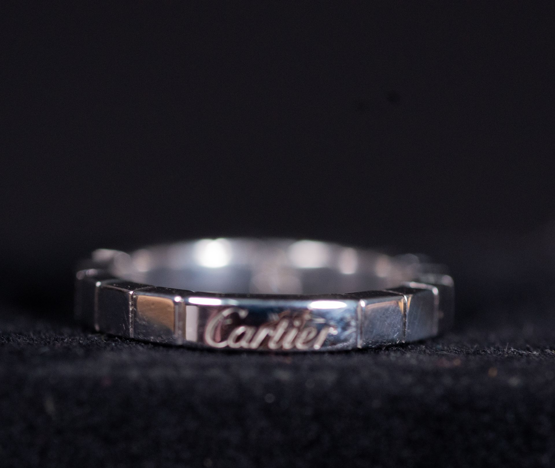 Important lady's Cartier ring, size 55, in 18k white gold - Bild 4 aus 4