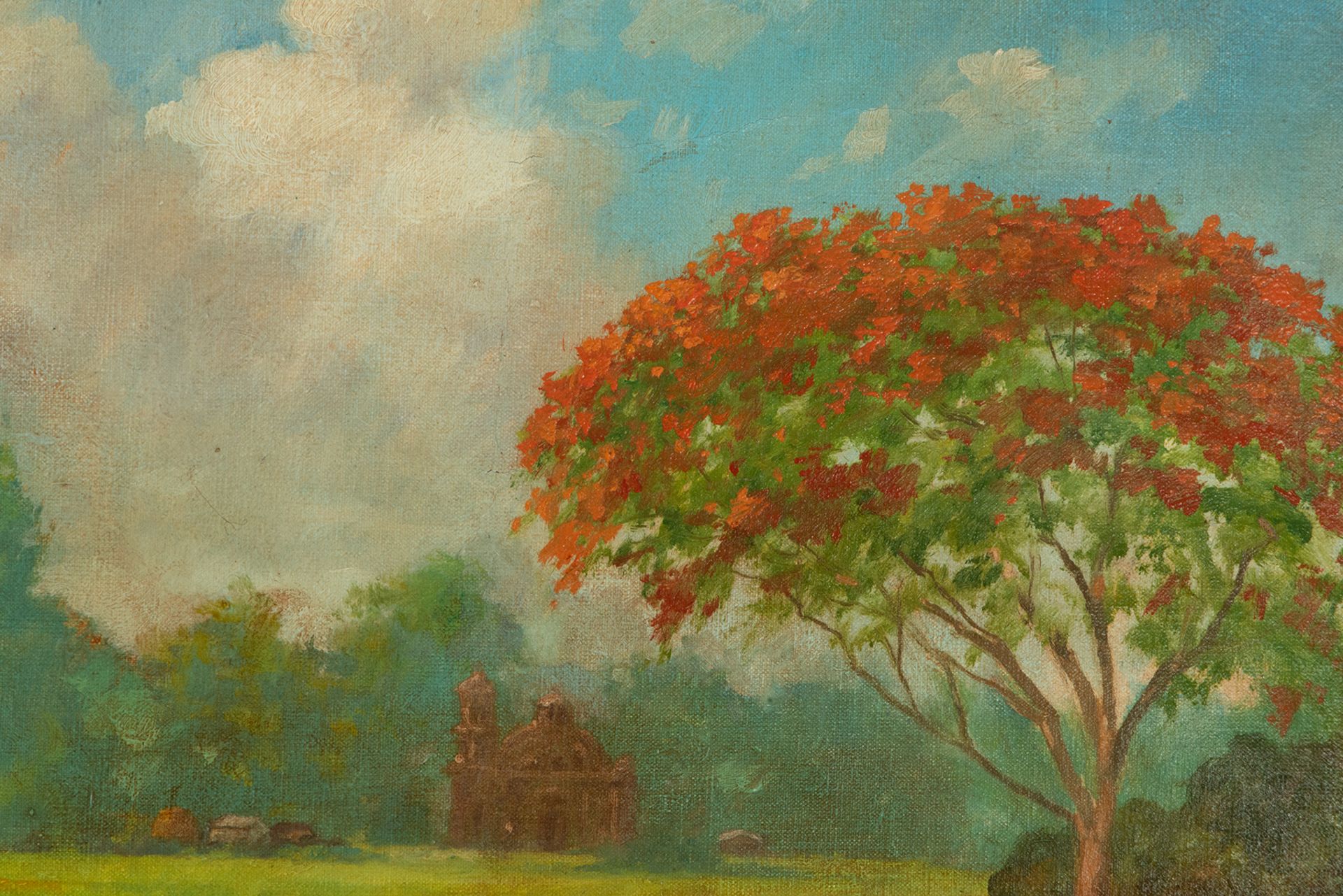 STAR LOT - Large and fine "Filipino Custom Scene", Fernando Amorsolo Cueto (San Fernando de Paco, Ma - Image 6 of 11