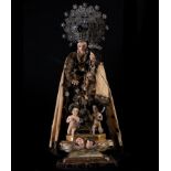 Large Virgin of the Helpless, Valencian school of the eighteenth century