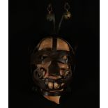 Realistic full-size reproduction of the German Mask of Shame or Grotesque Mask, according to German
