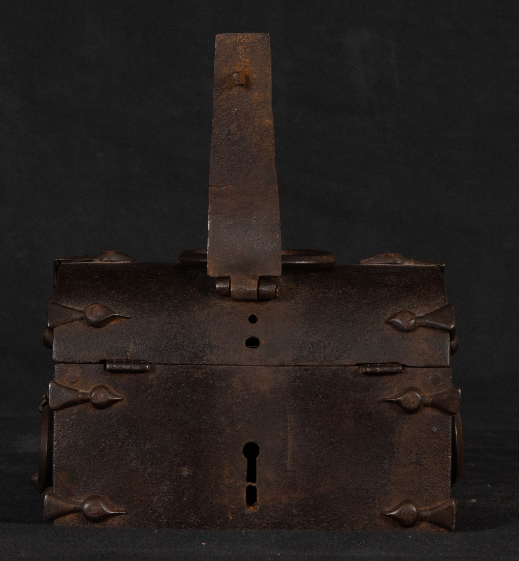 Original Nuremberg iron Chest, 16th German century school - Image 2 of 2