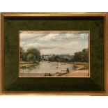 View of Lake, 19th Century French or English Impressionist School