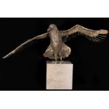 "Góeland" Spectacular Life-Size Eagle in Murano glass created for the Maison Hermés, 1930s, unique p