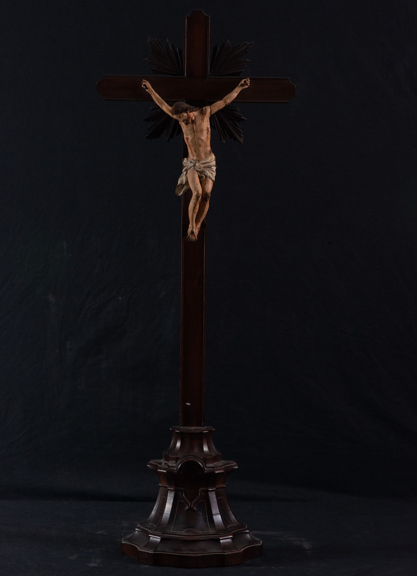 Christ on the Cross, colonial Quito or Guatemalan work from the 18th century