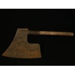Important Irish Executioner's Axe, following Medieval models, 19th century Victorian work