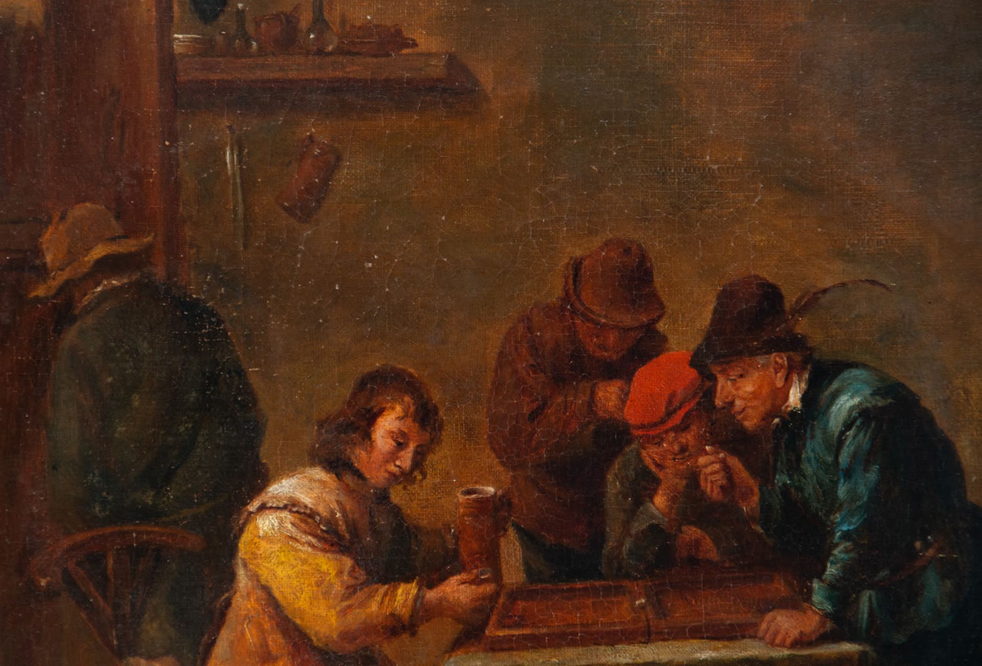 Tavern Scene, 17th Century Dutch School, Circle of David Teniers I - Bild 4 aus 5