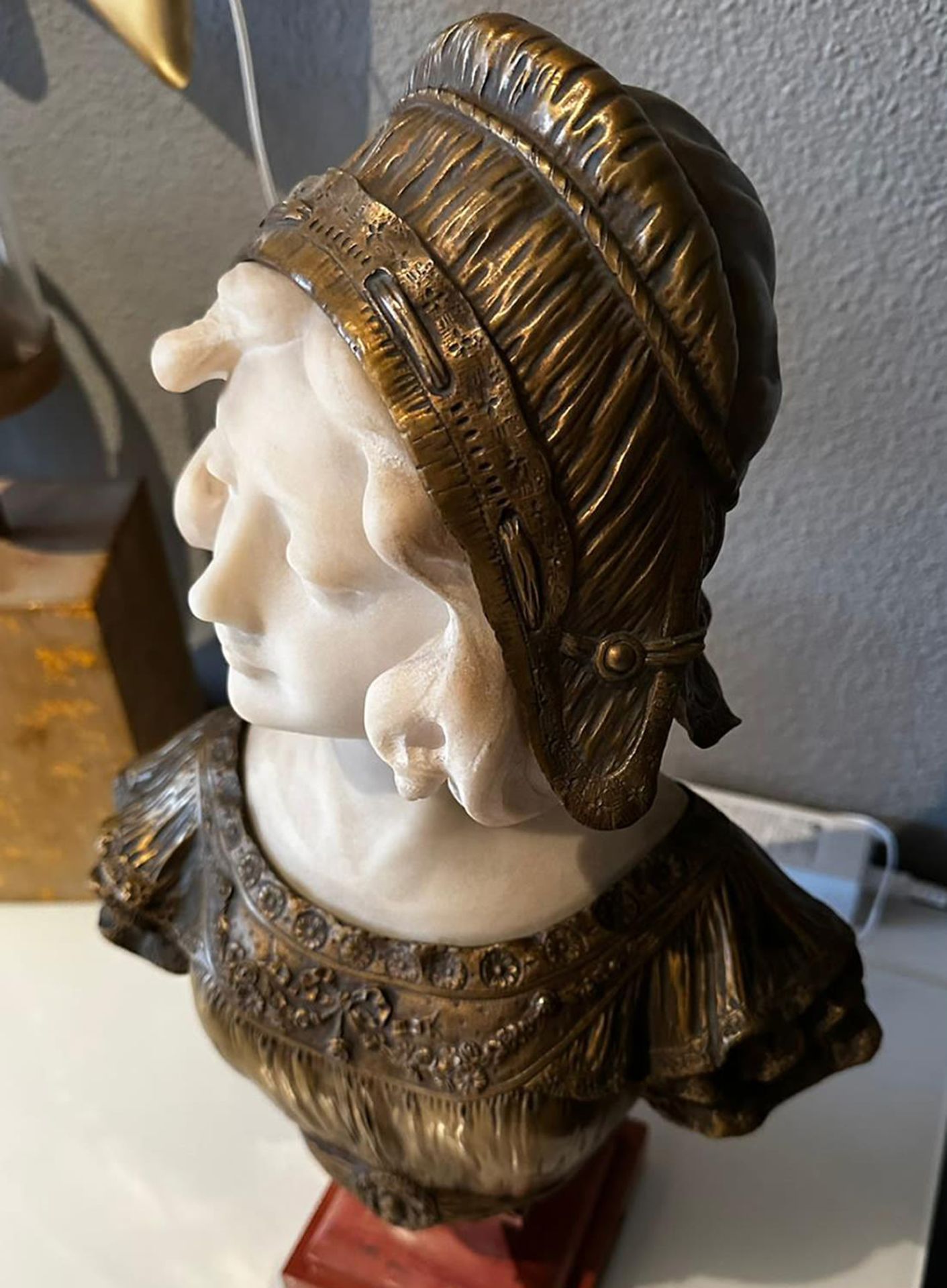 Fortunato Gory (1895 - 1925), Paris, Bust of a Young Girl - Image 3 of 10