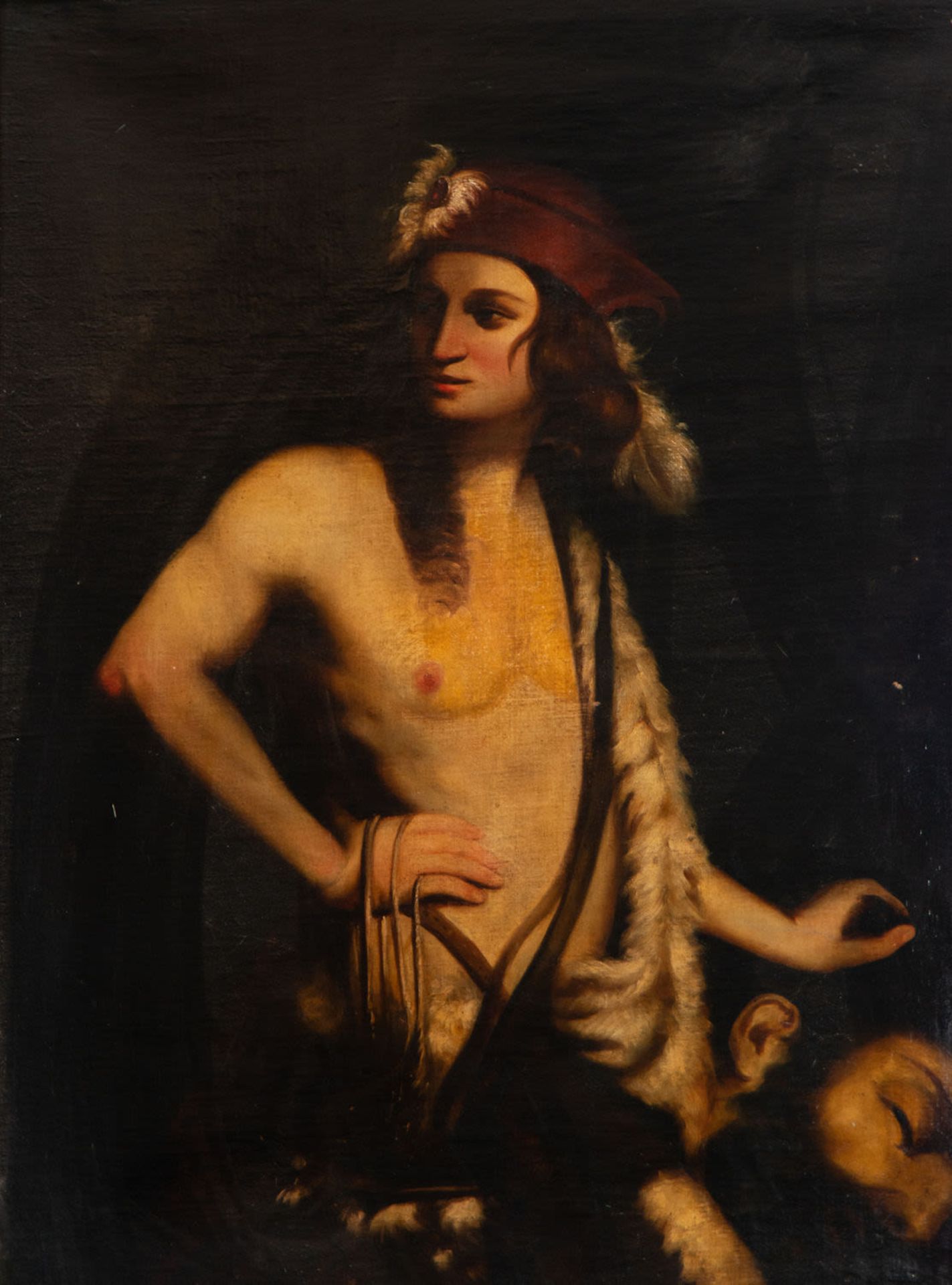 David with the Head of Goliath, 18th century Italian school - Bild 2 aus 5