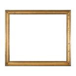 Smooth gilt frame, 19th century