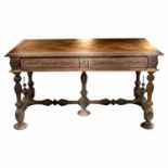 Italian wooden table, 19th century