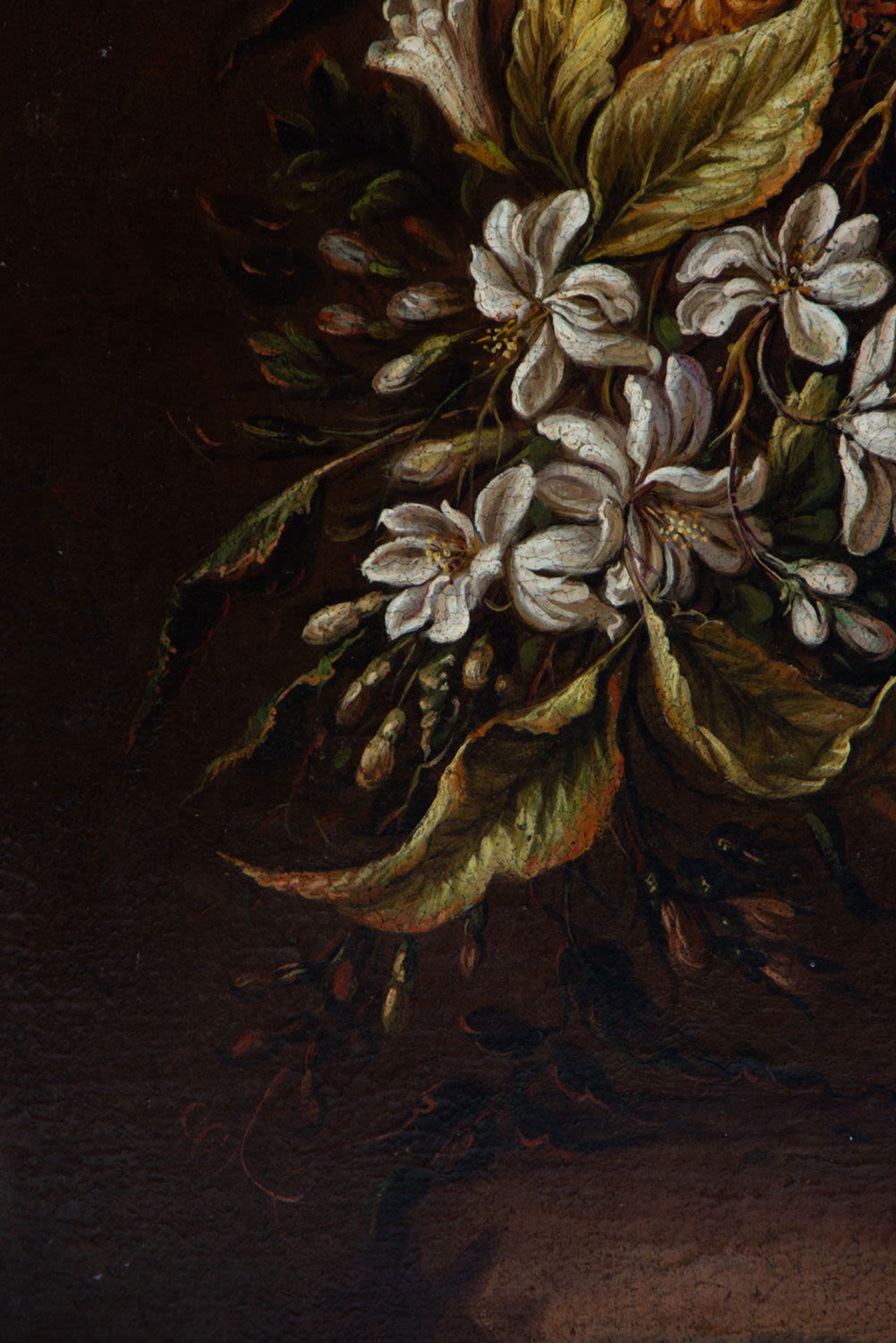 Pair of large still lifes of Flowers, Dutch school of the 17th - 18th century - Image 9 of 20