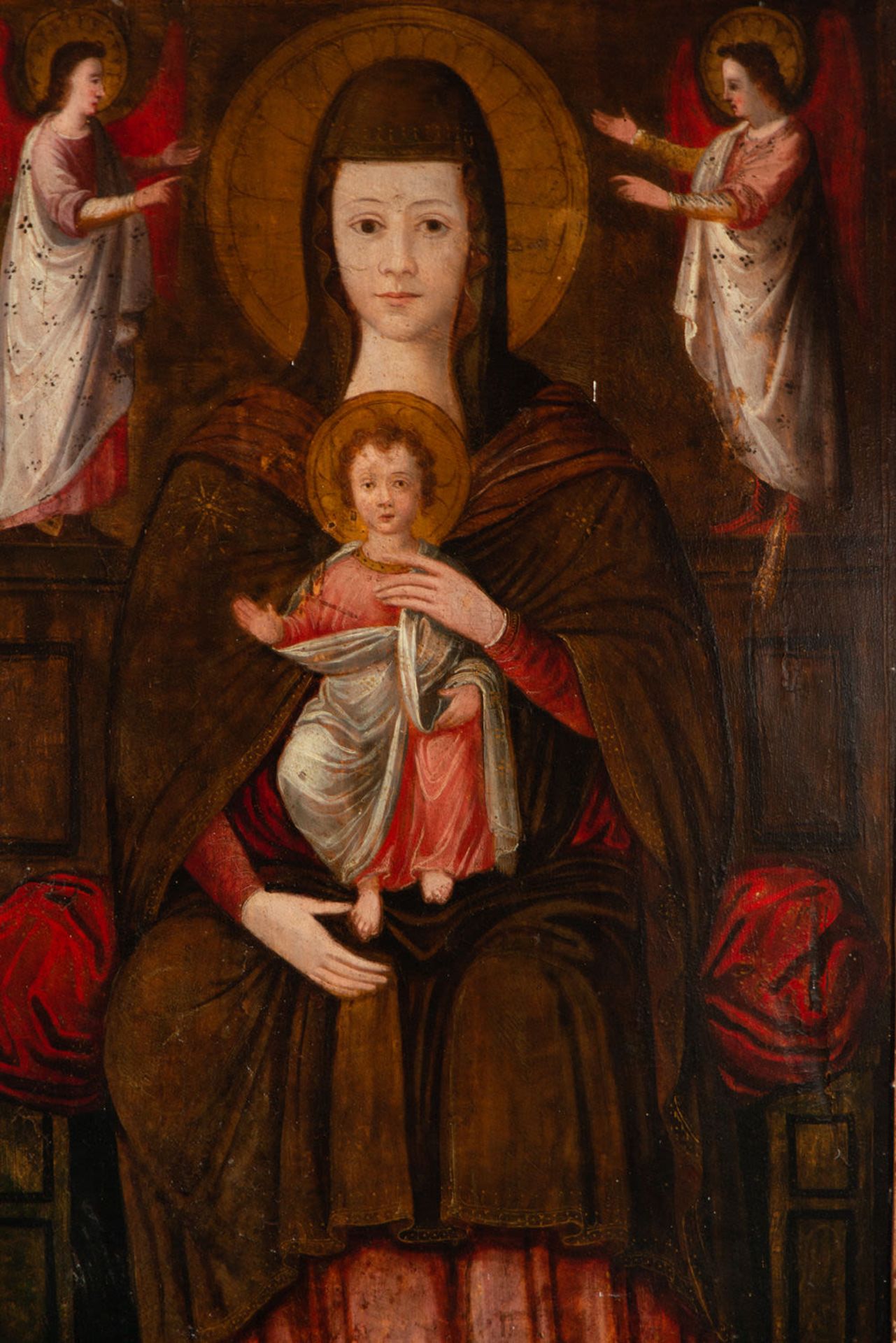 Virgin of the Pópolo, Italian school of the 16th century - Image 2 of 5