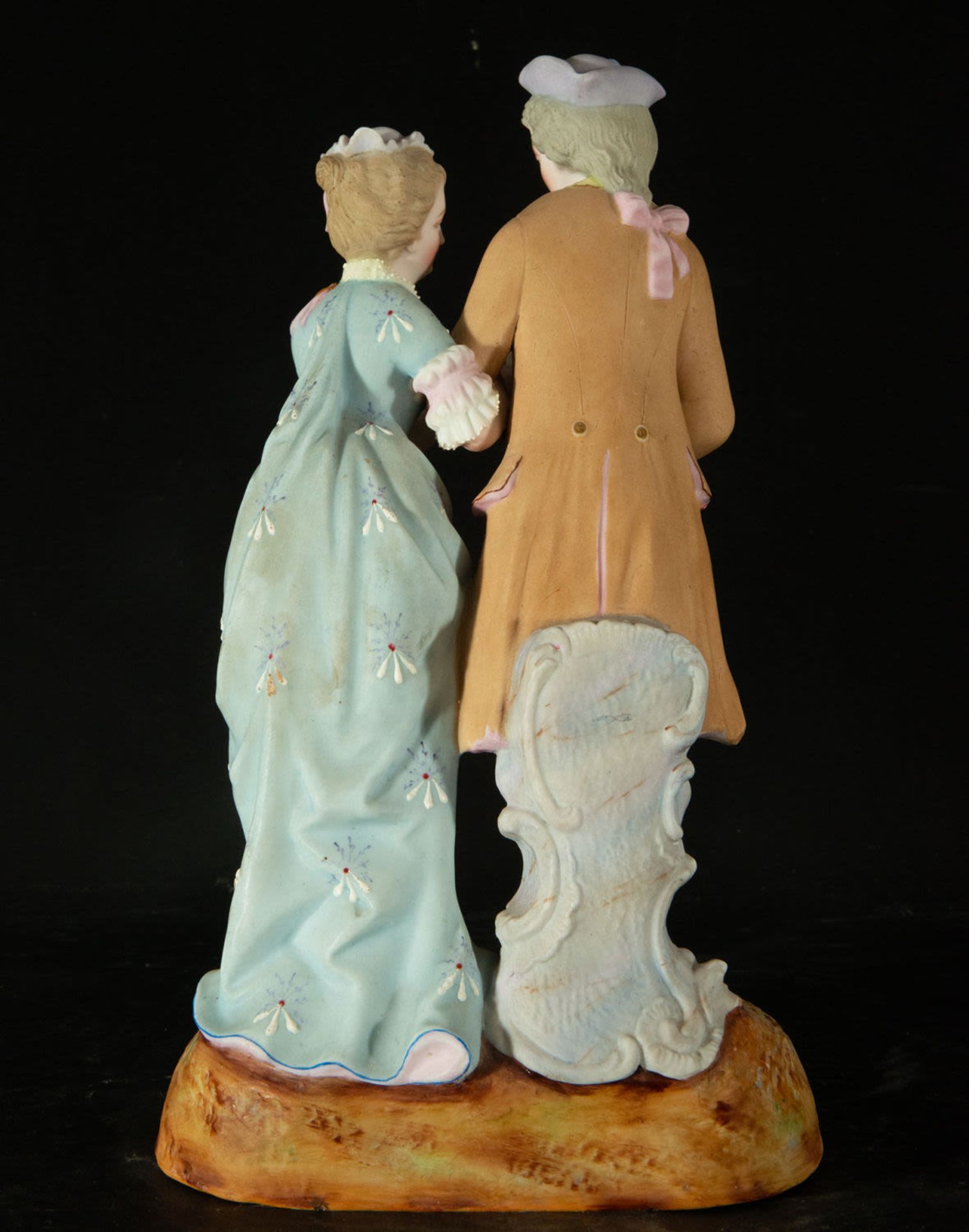 Porcelain couple in love, France, 19th century - Bild 9 aus 9