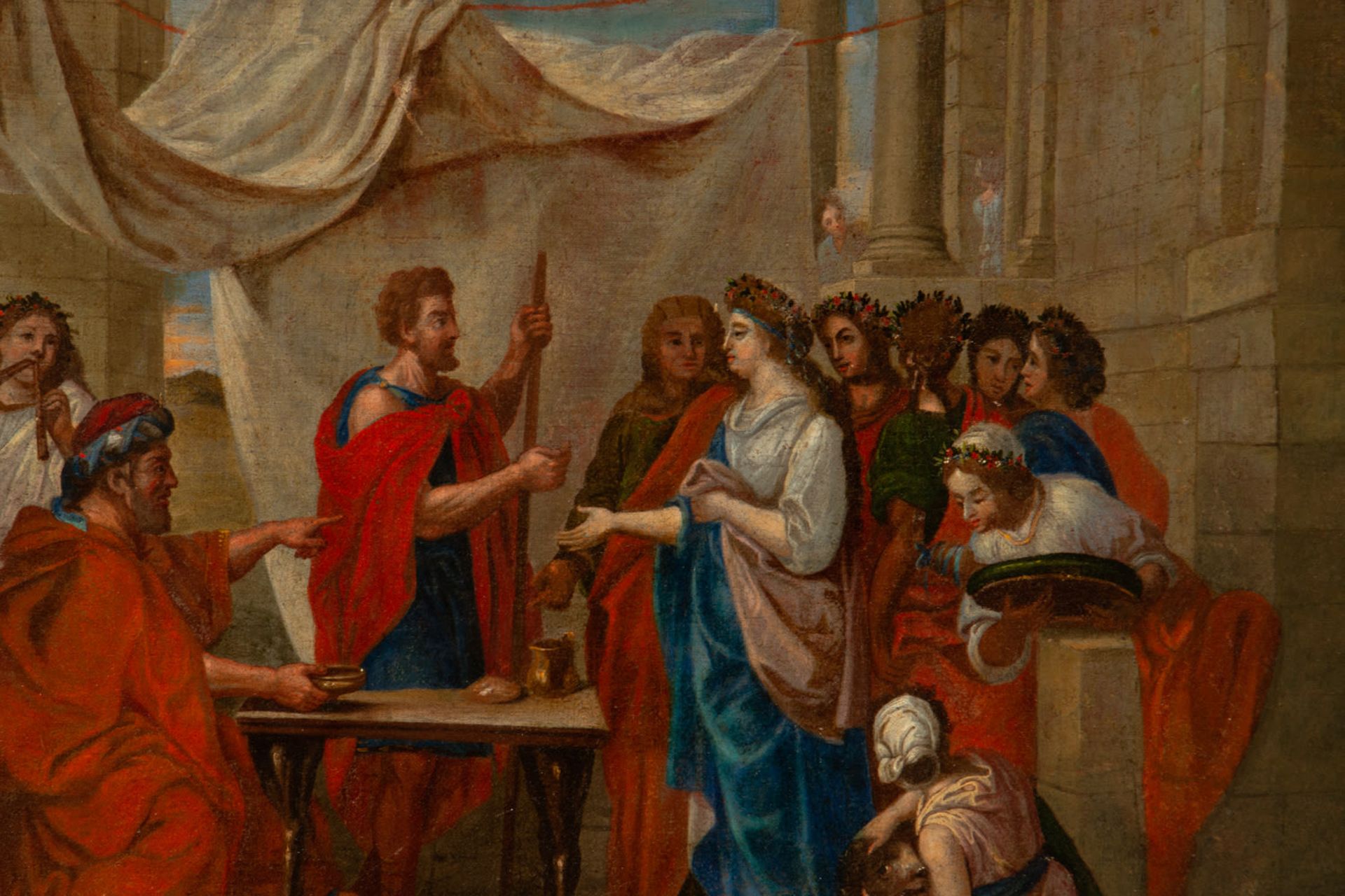 Salome in front of King Herod, 18th century Italian school - Image 4 of 5
