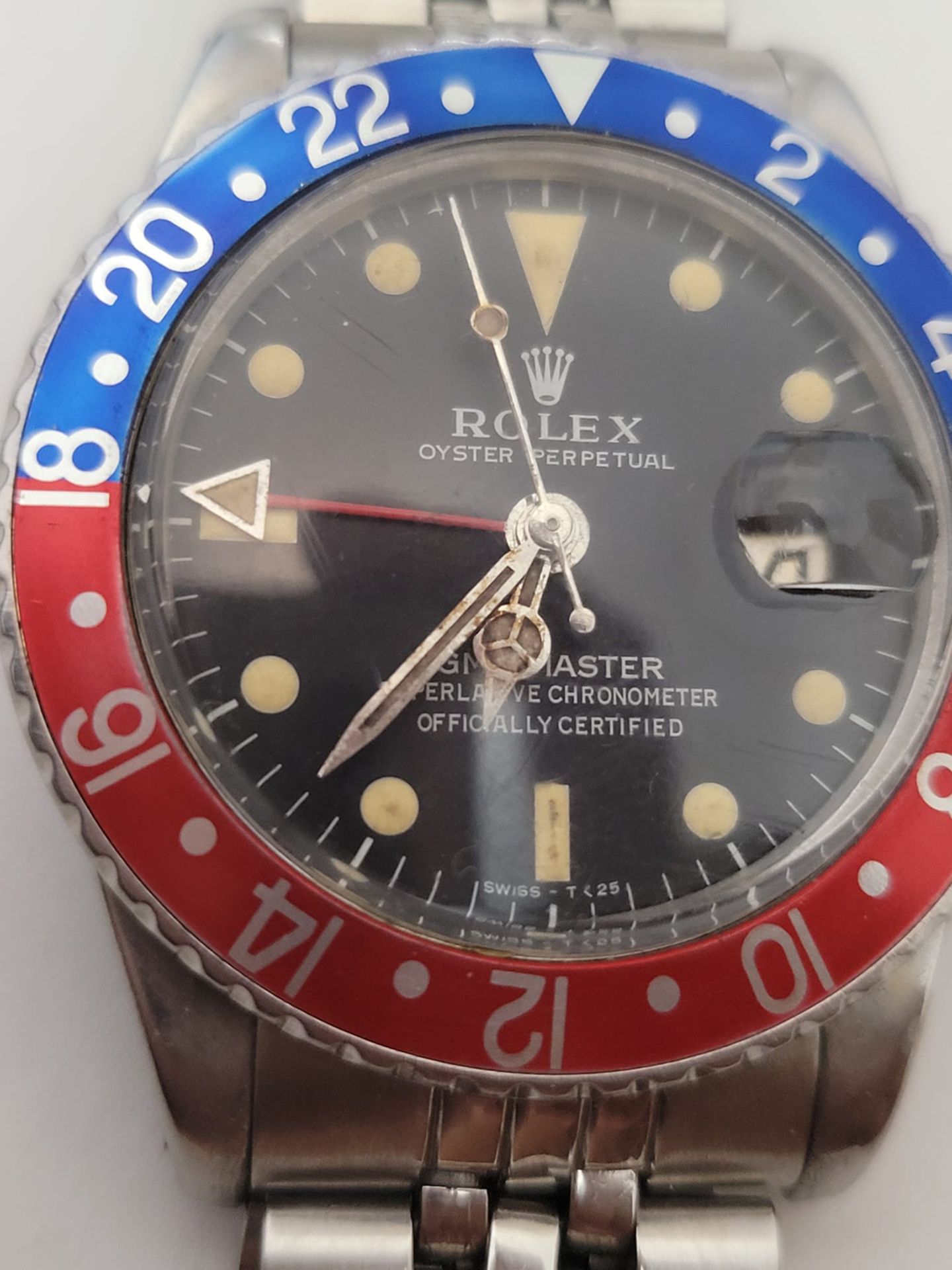 Exceptional Vintage Rolex GMT Mark II with "Pepsi" bezel and Jubilee bracelet, year 1964, in steel - Image 2 of 11