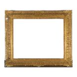 Golden Pasta frame with Florentine-style floral motifs, 19th century