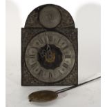 Hubert Dom Wall Clock, Circa 1790, Lubin, Belgium, 18th Century Belgian School