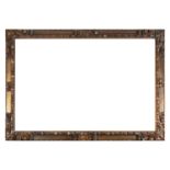 Large Baroque-style frame in gilded wood, 19th century