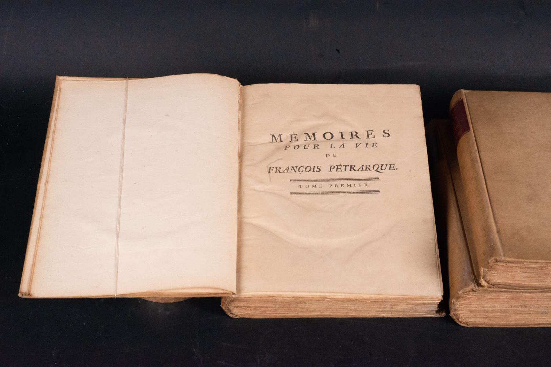 Mémoires pour la vie de François Pétrarque. Volume I, Volume II and Volume III. complete - Image 5 of 9