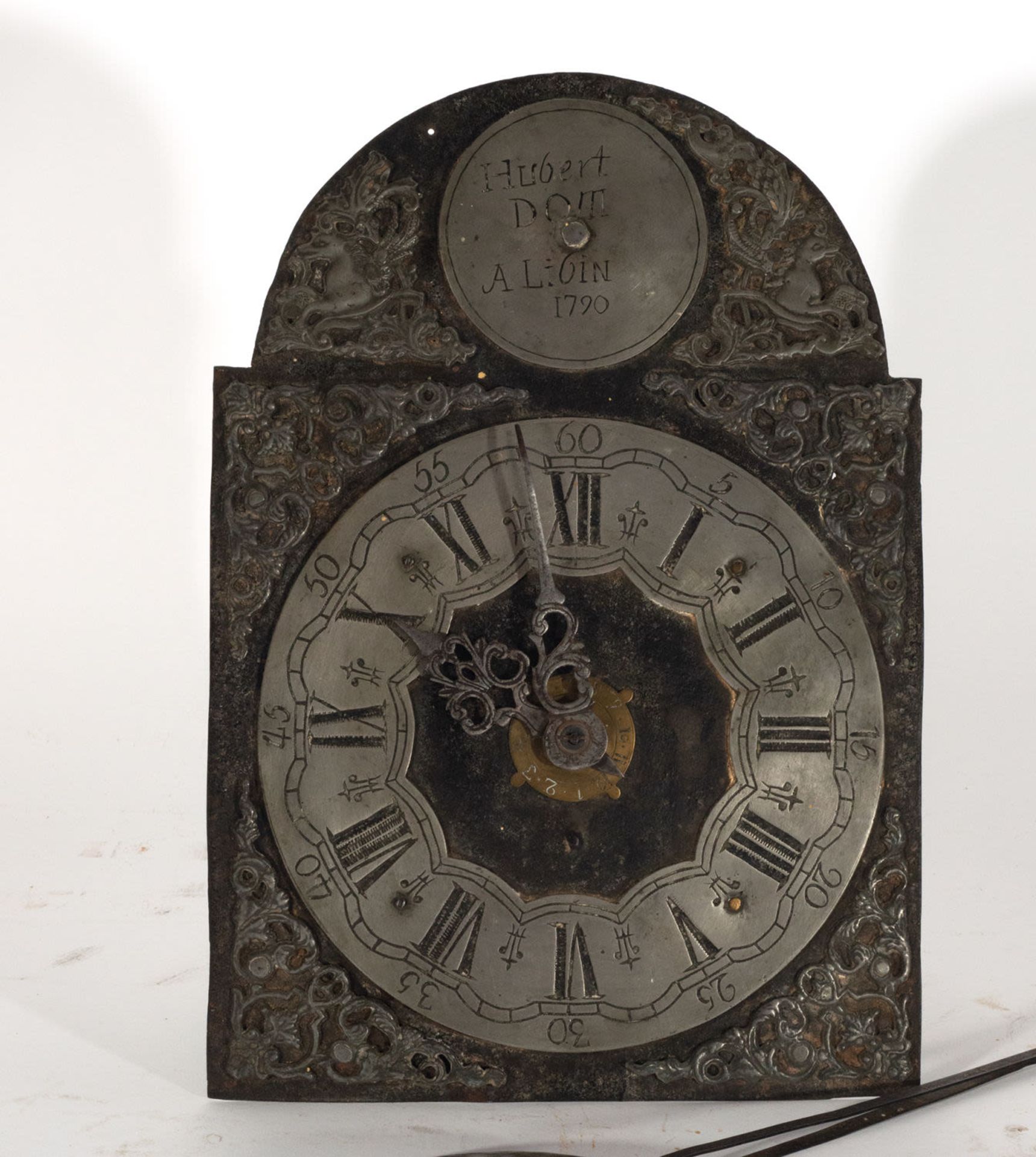 Hubert Dom Wall Clock, Circa 1790, Lubin, Belgium, 18th Century Belgian School - Image 3 of 5