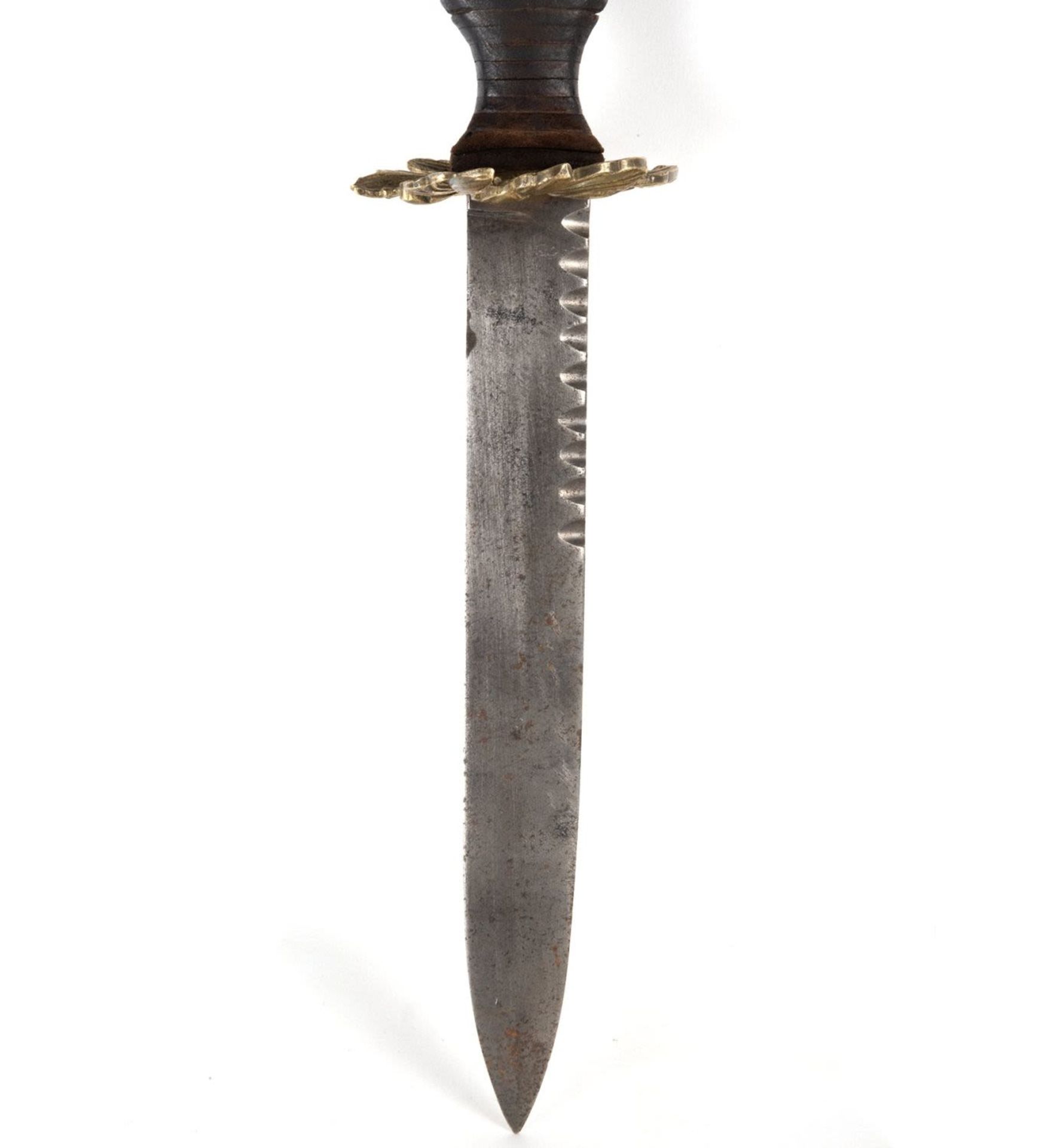 Oriental dagger with handle in Bronze and Wood, 18th century - Image 4 of 4