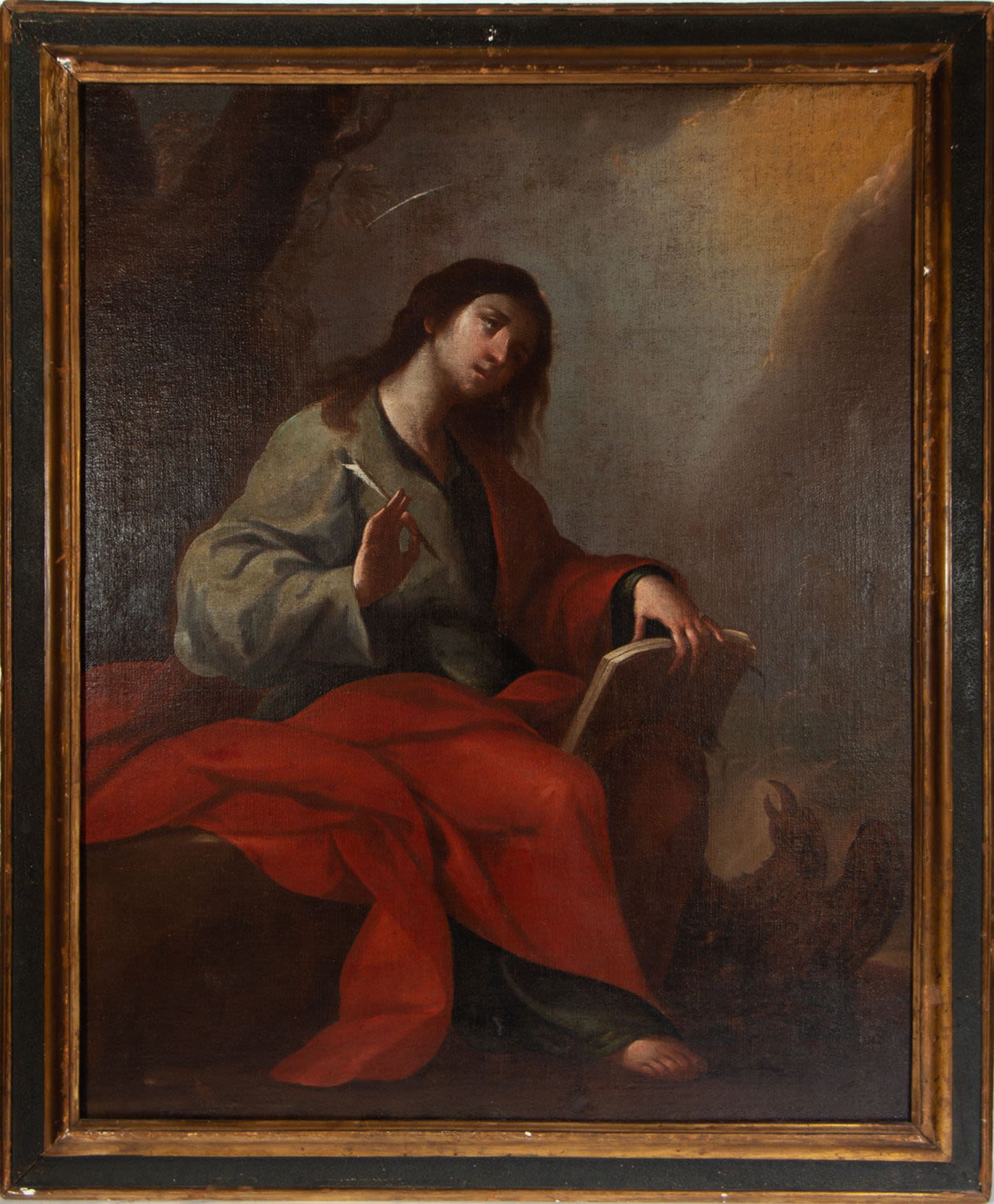 Saint John the Evangelist, 17th century Granada school, circle of Alonso Cano (Granada 1601 - Septem