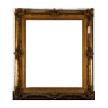 Important Louis XV style frame in wood and gilt trim, late 19th century