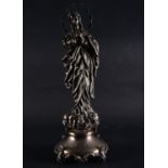 Beautiful Immaculate Virgin in Silver, following the model of the Virgin of the Facistol by Alondo C