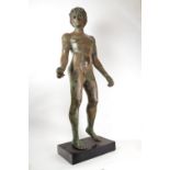 Grand Tour Sculpture of Full Body of a Roman Bacchus, Neapolitan foundry from the 18th - 19th centur