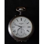 Pocket watch with rare iron case, late 19th century
