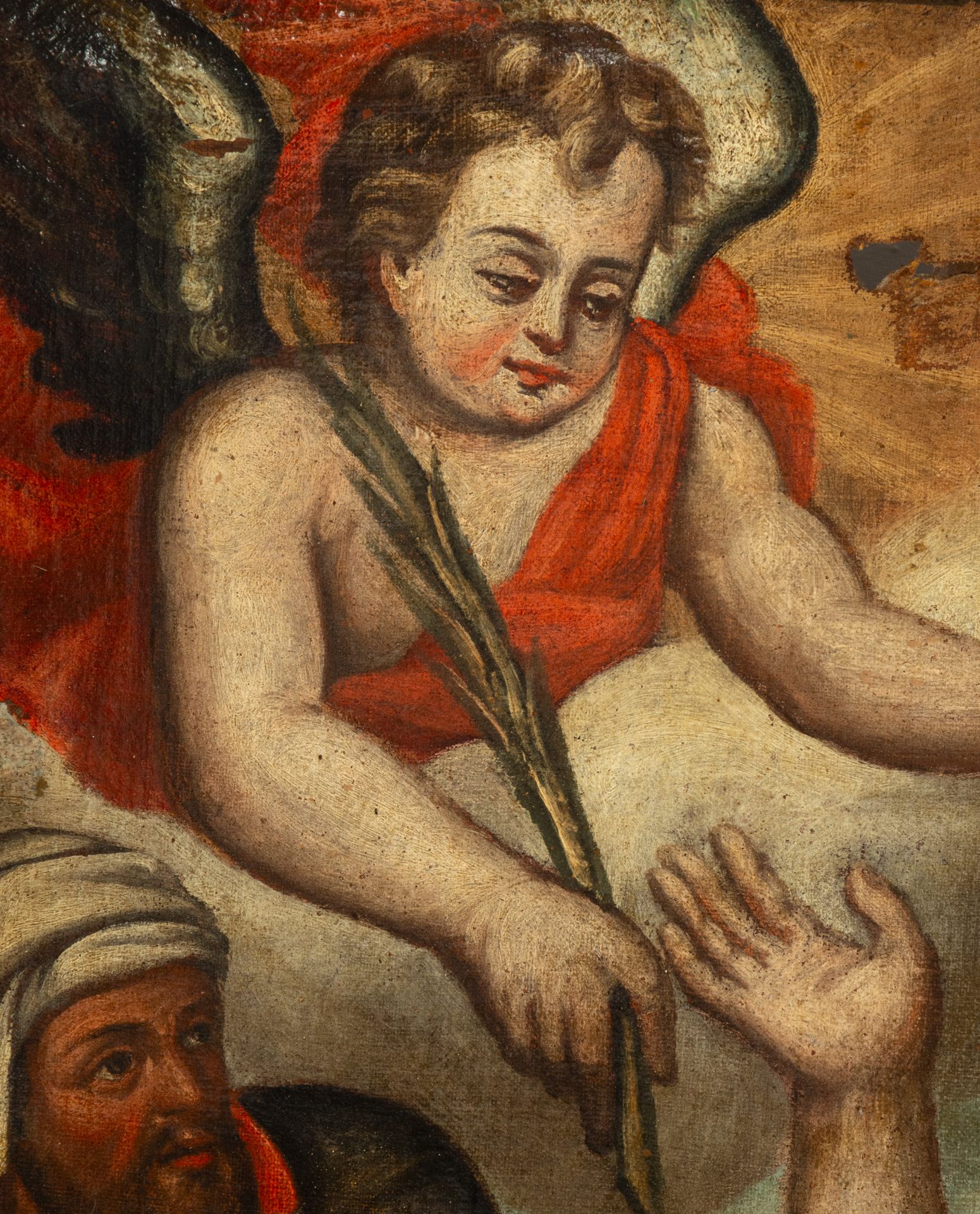 Martyrdom of Saint Lawrence, Viceregal Colonial school of the 16th - 17th century - Image 3 of 5