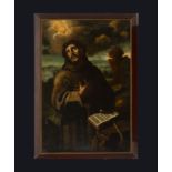 Important Great Saint Francis of Assisi in Meditation, Pedro de Orrente (Murcia, 1580-Valencia, 1645