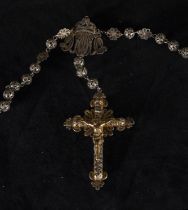 Filigree Rosary in Sterling Silver, 19th Century