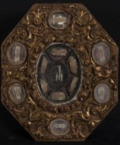 Important Large Renaissance Wall Reliquary, 17th century