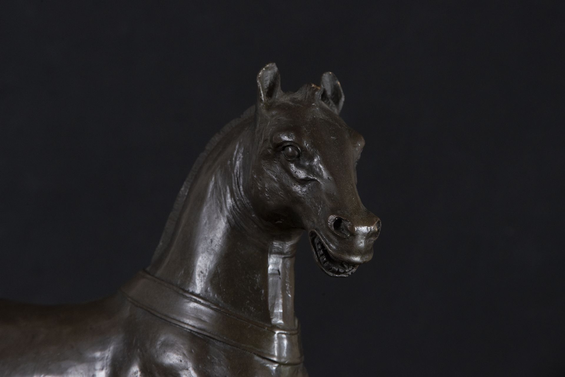 "Grand Tour" bronze model of a Great Horse, Italy, 19th century - Image 2 of 3