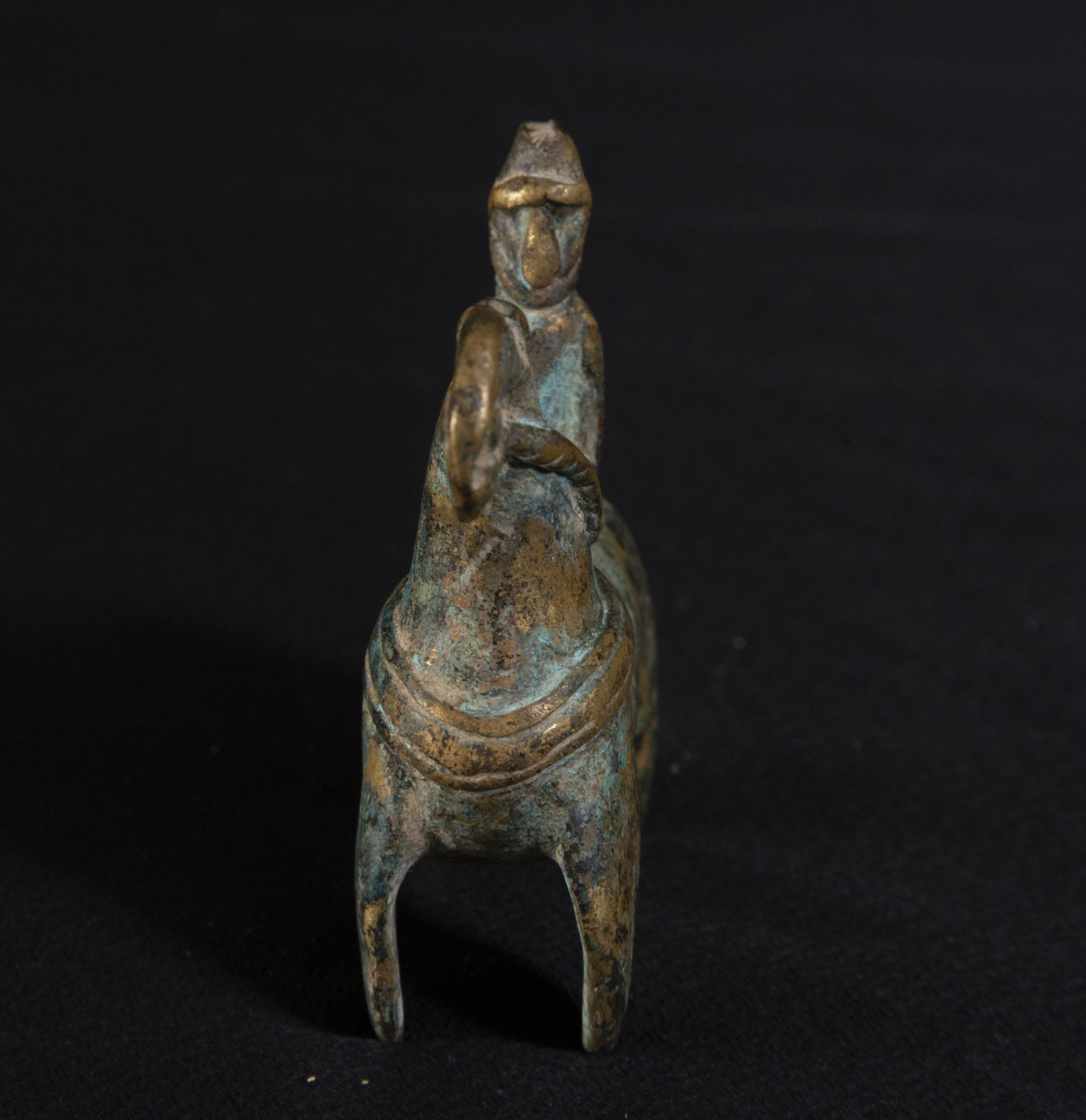 African bronze horse rider, Niger, 18th - 19th centuries - Image 4 of 4