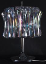 Deco style Murano glass table lamp, 1950s