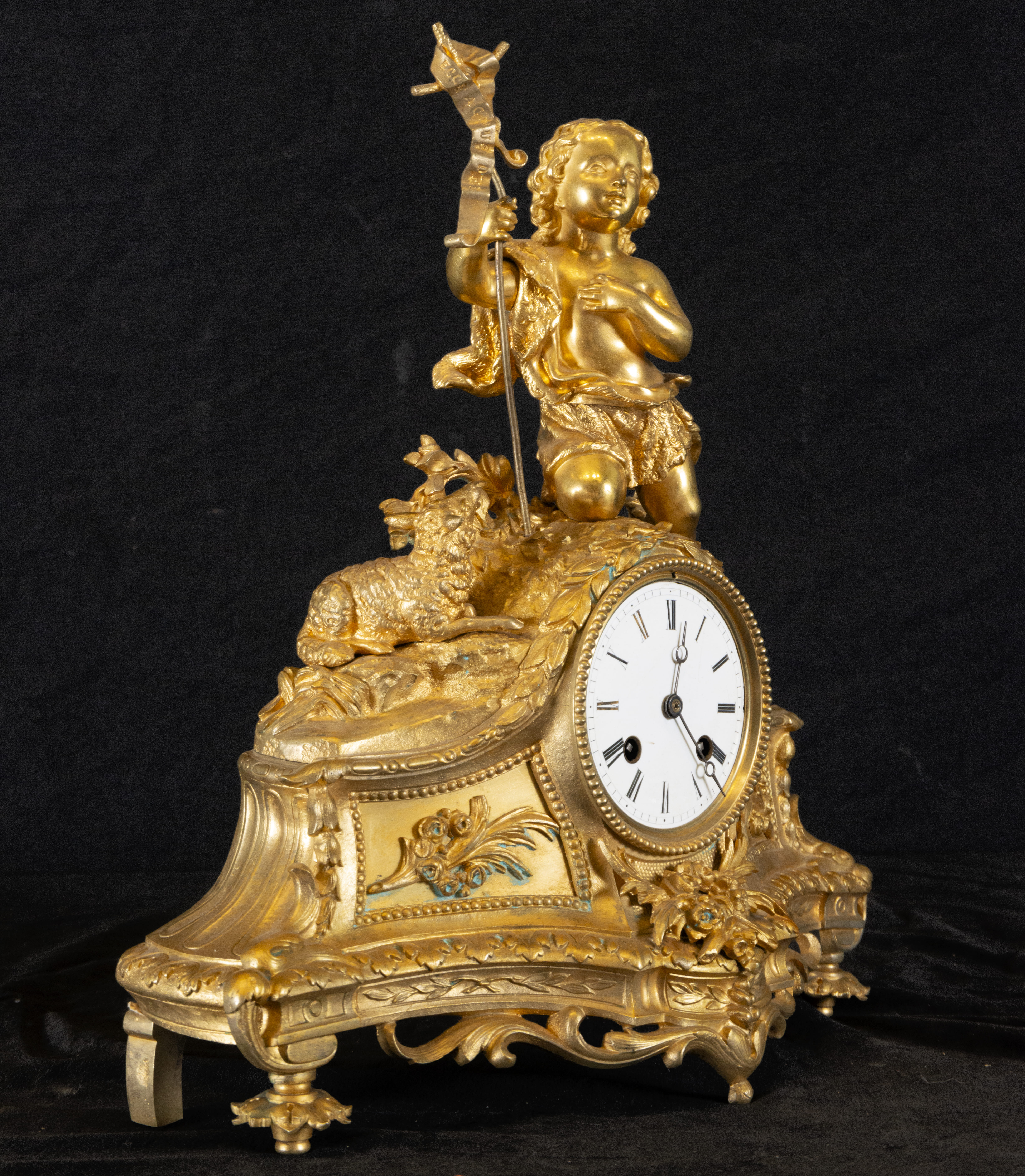 Complete French garrison in mercury gilt bronze in Louis XV style, 19th century French work - Image 6 of 7