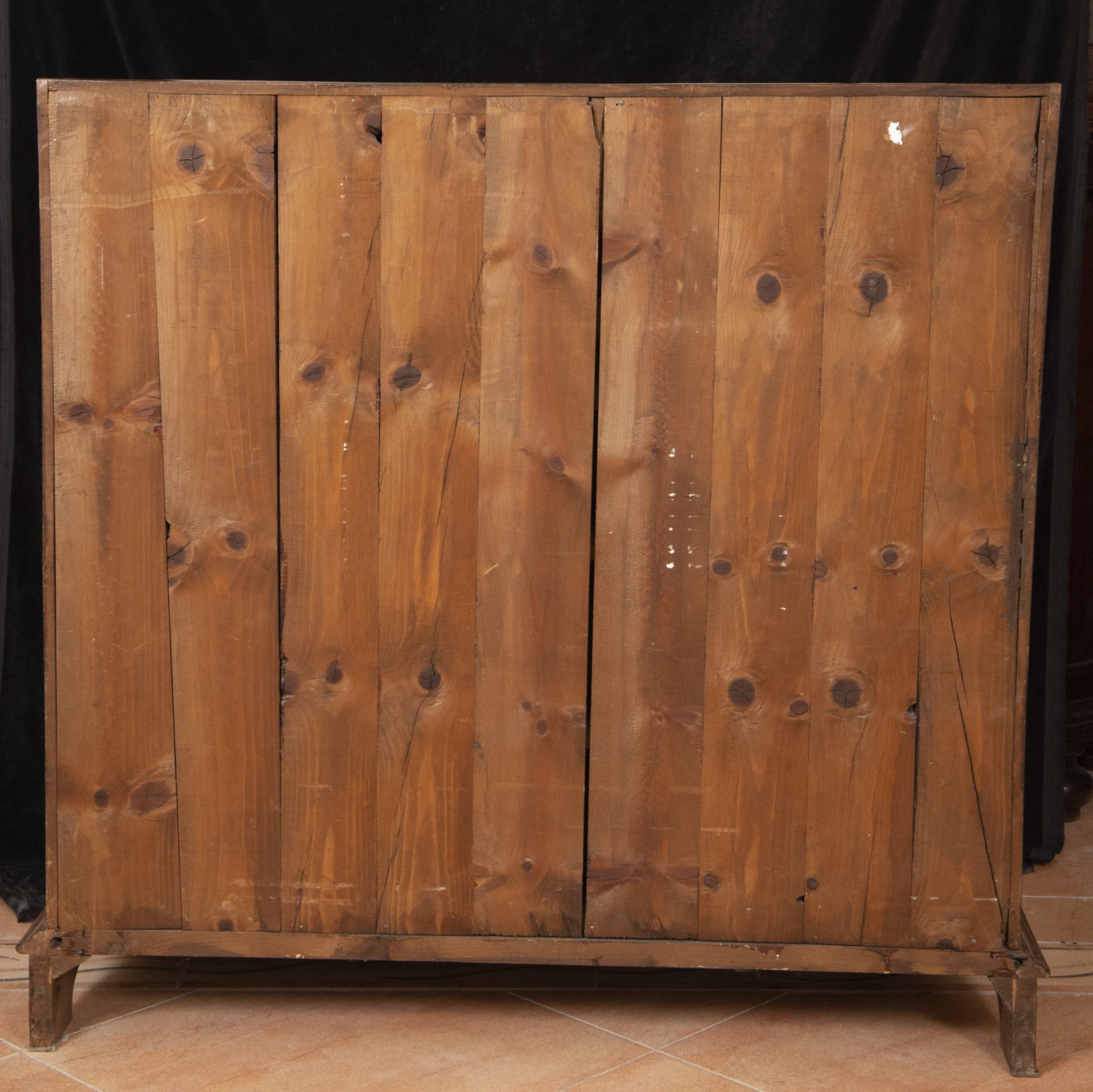 Bureau Carlos III - Carlos IV transition desk in oak wood and walnut and fruit marquetry, 18th centu - Image 4 of 4