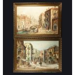 Pair of Views of Venice, Italian school of the early 20th century