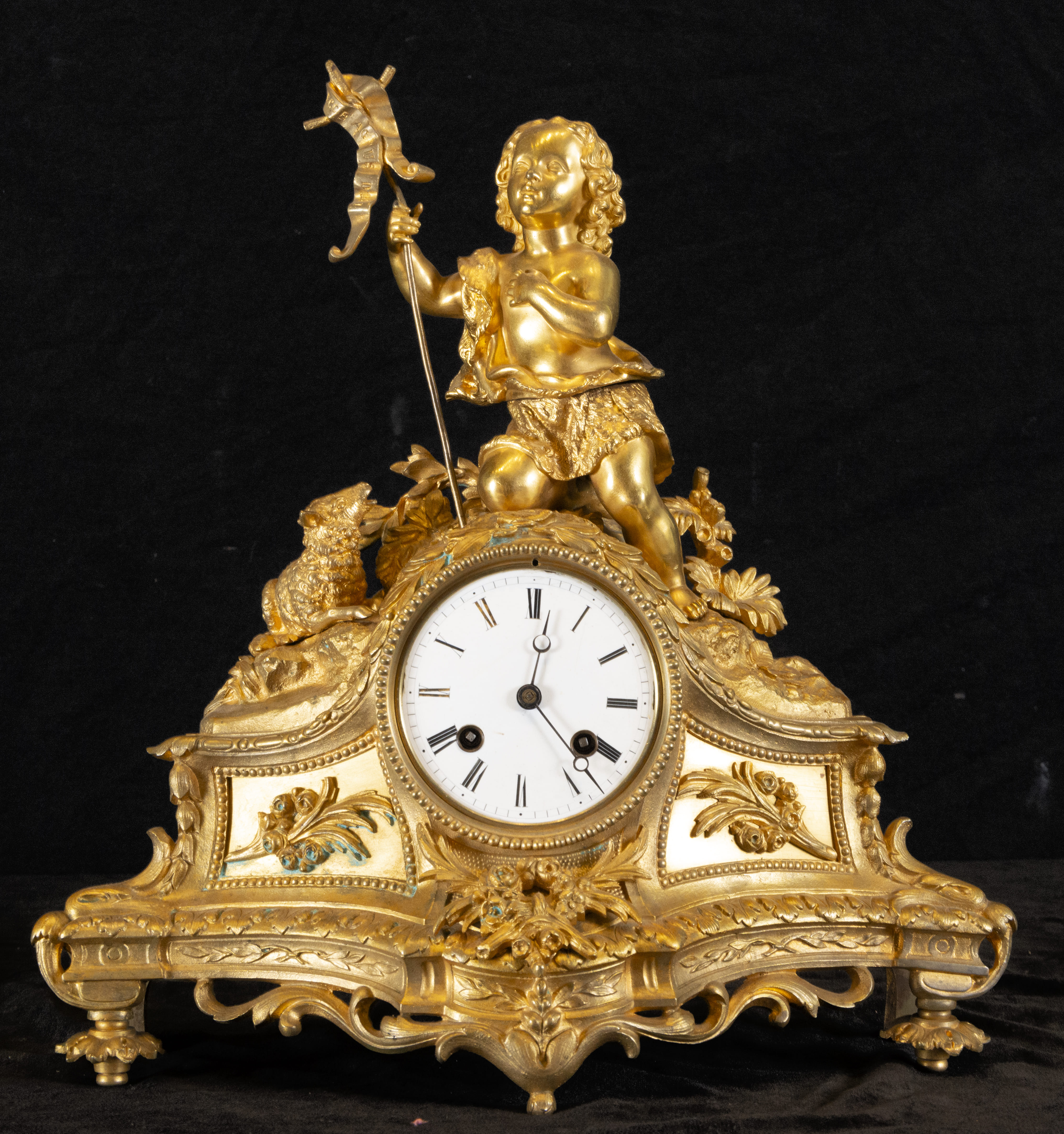 Complete French garrison in mercury gilt bronze in Louis XV style, 19th century French work - Image 4 of 7