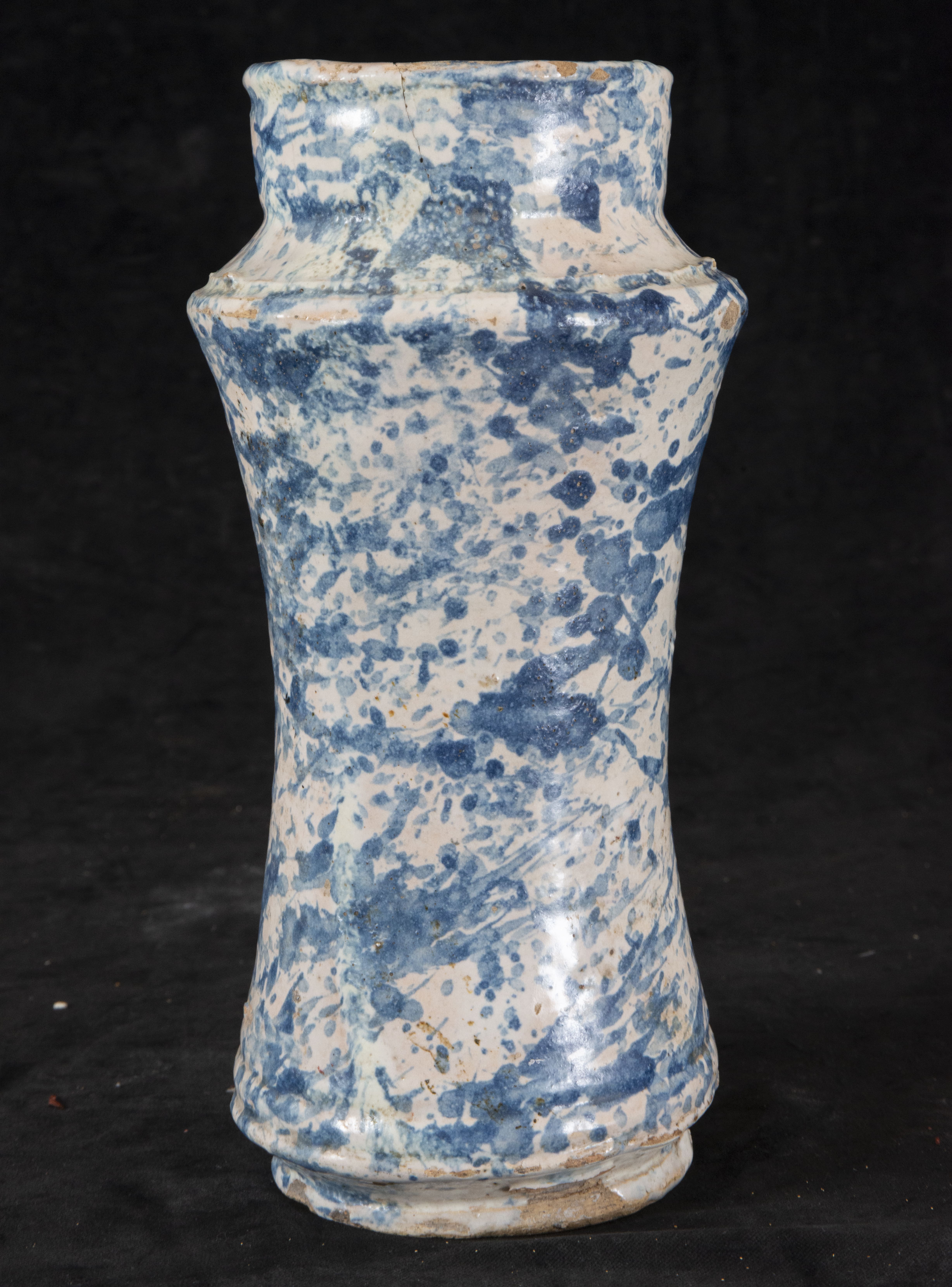 Albarelo from Talavera in cobalt blue glazed ceramic, 17th century - Image 2 of 3