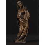 Important Virgin Type Ile-de-France Gothic, France, the Virgin possibly 14th - 15th centuries and in