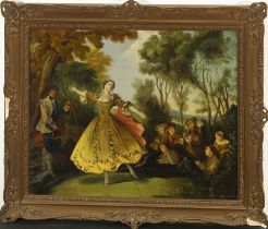 Madame de Camargo Dancing, French school, after Nicholas Lancret (1690 - 1743), oil on canvas