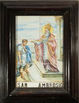 San Ambrosio Tile Panel, 19th century