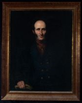 19th century North American colonial School, "Portrait of a Gentleman"