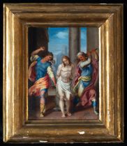 The flagellation of Christ, attributed to the "Knight of Arpino" Giuseppe Cesari, Italian school of